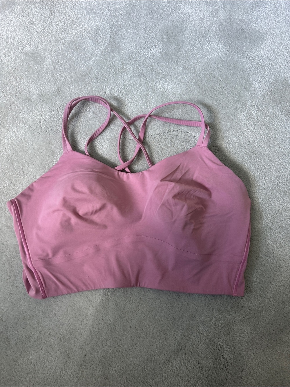 lululemon athletica Pink Strappy Light-Support Bralette